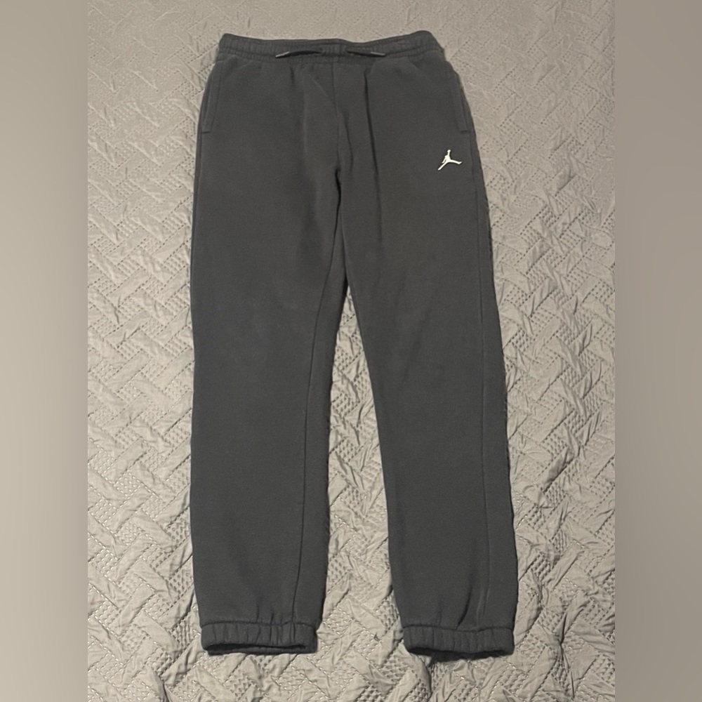 Jordan Kids Black Sweatpants with Logo